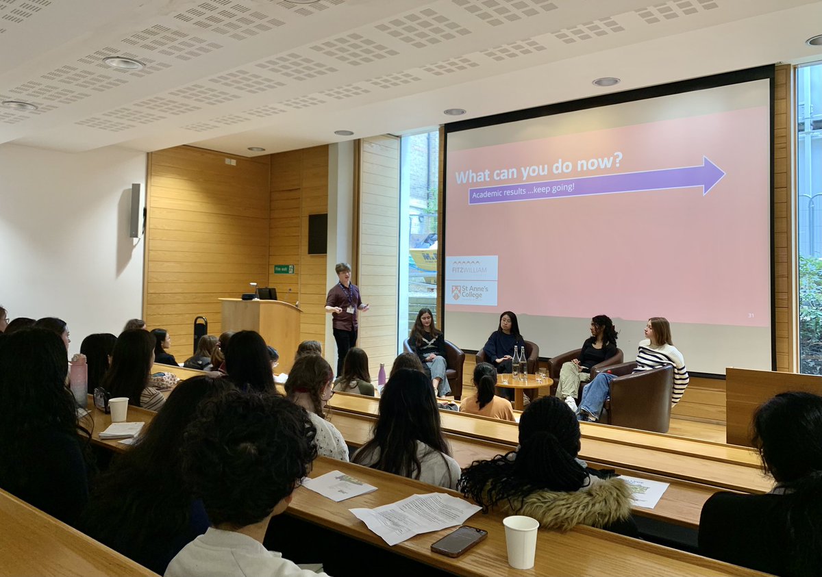 @StAnnesCollege’s turn to host a Women and Non-Binary People in STEM in-person day today - part of our programme organised with @FitzSLO in Cambridge. Sessions at science departments and @morethanadodo during the action-packed day… Thanks to all who have helped us run this!