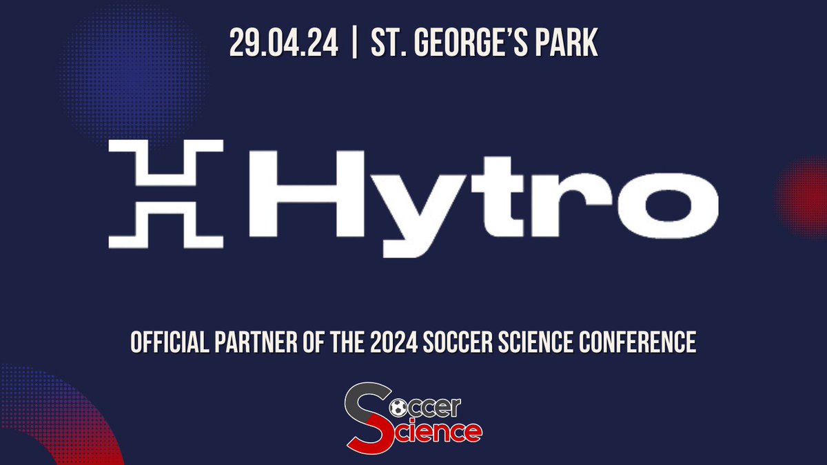 🚨 SPONSOR ANNOUNCEMENT 🚨 We’re delighted that @Hytrotraining will be sponsoring & exhibiting at the 2024 @SoccerScience event. 🗓️ 29/4/2024 📍 St George’s Park 🎟️ shorturl.at/gJKX5 📧 info@soccer-science.co.uk