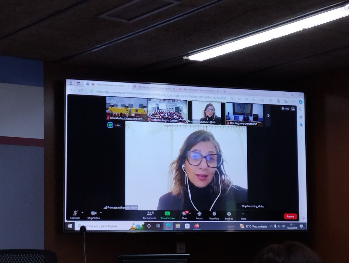 'Las universidades también son responsables y deben actuar (...). Hay que elevar la conciencia colectiva y transformarla en acción' 🇵🇸 🗣️ Francesca Albanese (@FranceskAlbs ) Relatora Especial de @ONU_es sobre sobre el Territorio Palestino Ocupado @universitatURV @RedxPalestina