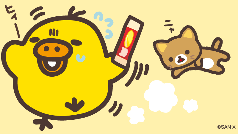 🐥0のつく日はキイロイトリの日🐥 ヒｲーーー💨 #追いかけられちゃった