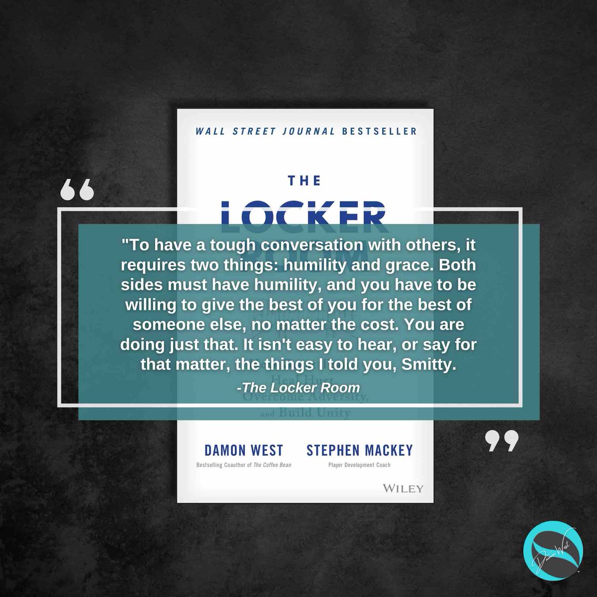 To have difficult conversations, you must have two things: humility and grace. 📘Coauthor : Stephen Mackey #TheLockerRoom #motivation #KeynoteSpeaker