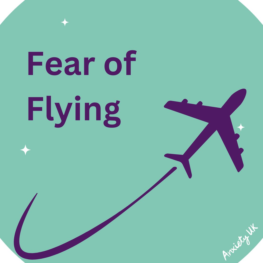 A type of anxiety that can occur is the fear of flying... this can be characterised by excessively worrying about turbulence or a fault with the plane. To find out more, see here: anxietyuk.org.uk/anxiety-type/f… #anxietyuk #fearofflying