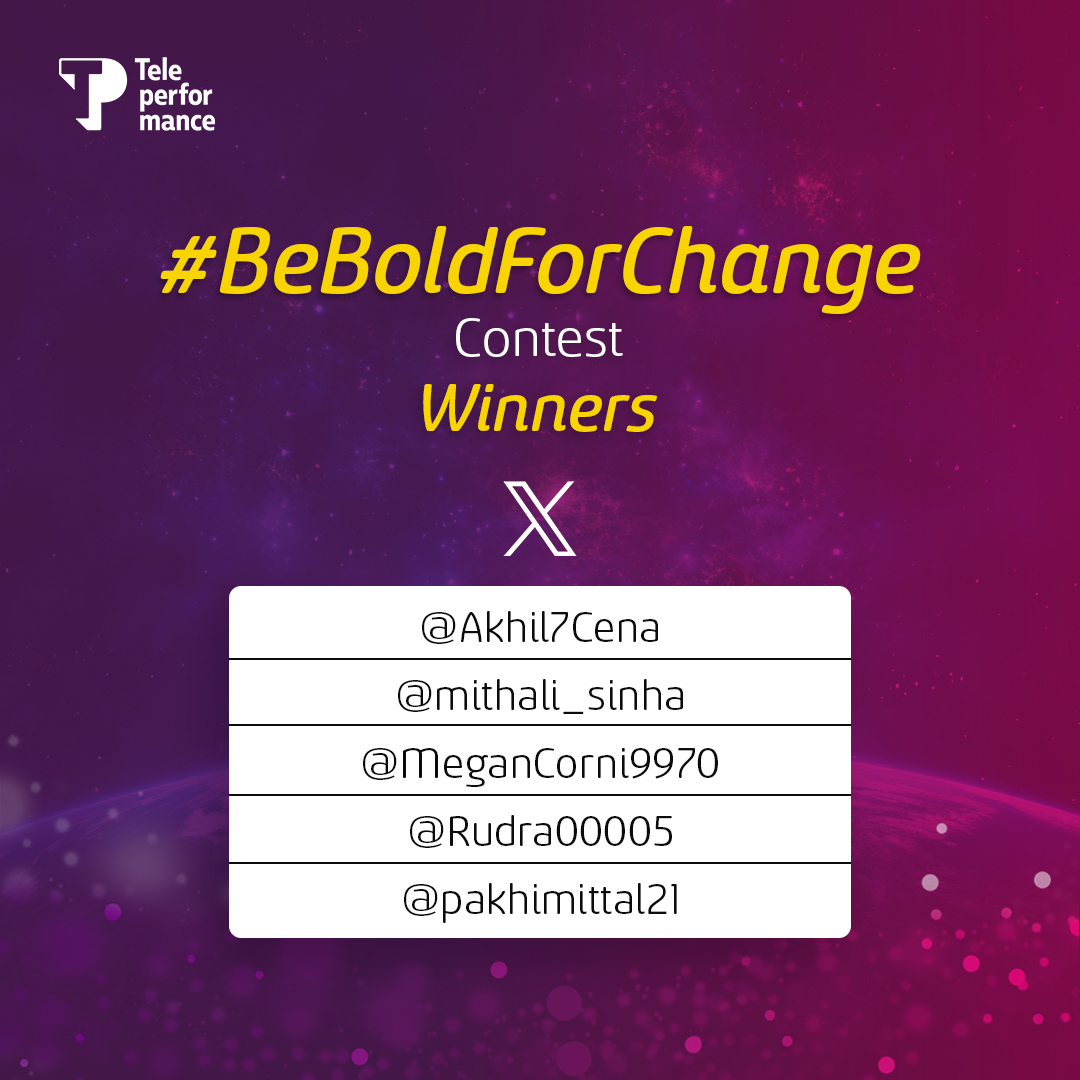 Congratulations to all the Winners of the #BeBoldForChange Contest! We appreciate your enthusiasm. To collect your prize, please share your contact details via DM.

#TPIndia #ContestAlert #InternationalWomensDay #WomensDay #WomenEmpowerment