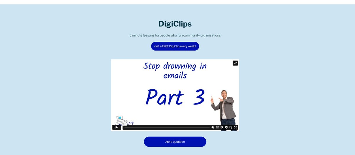 Welcome to DigiQuick Wednesday where we bring you a FREE 5 minute video you can watch anytime! Are you ready for your FREE DigiClip? Click the link to see Part 3 of 'Stop Drowning in Emails': digiquick.org/digiclips/ #DigitalSkills #WeGotYou