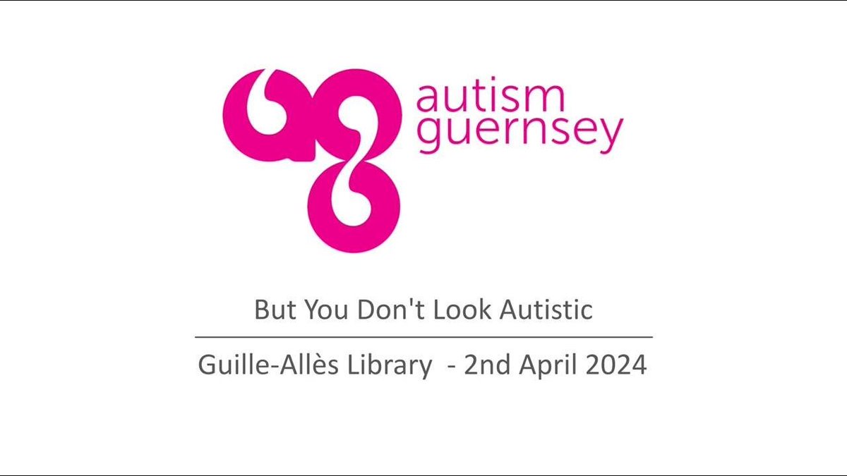 The video of Martine's talk last week for Autism Acceptance Week is now available on YouTube: youtu.be/Z7nIwdfC1Vs
