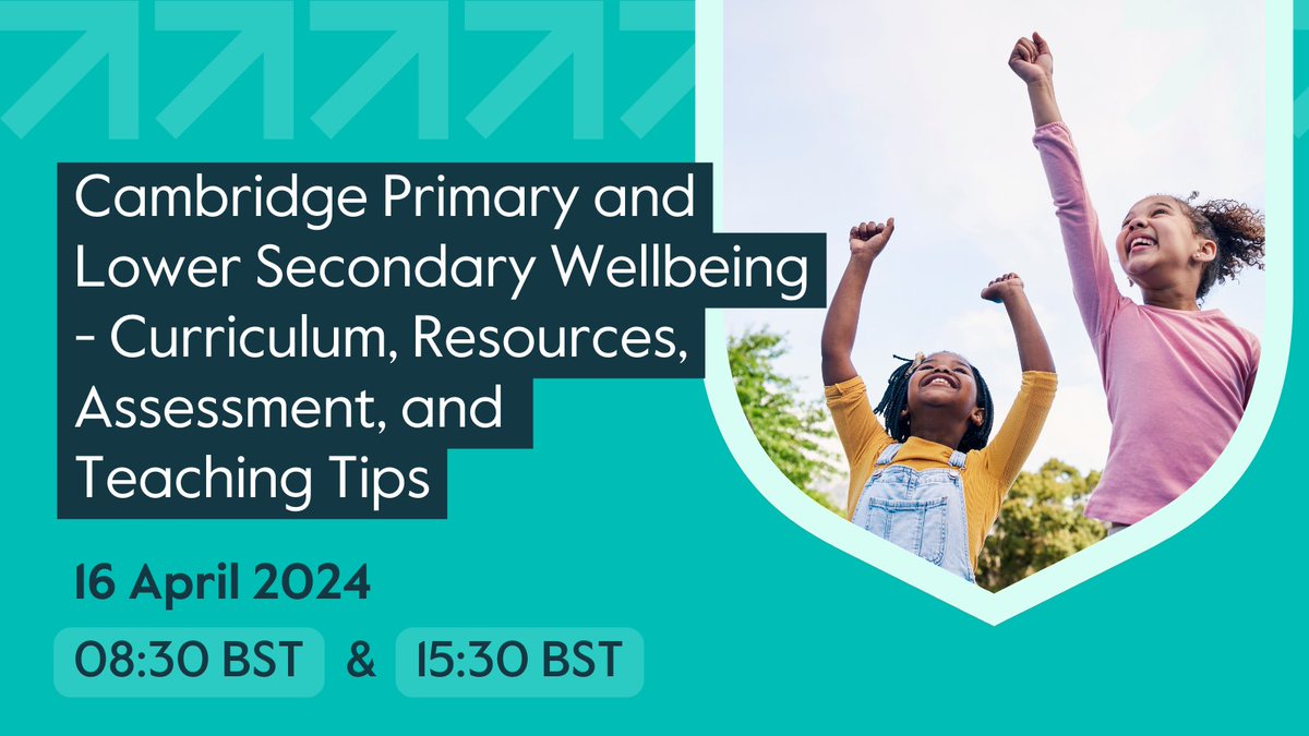 Discover the Cambridge Primary and Lower Secondary Wellbeing curriculum, resources and how to make the best use of them, as well as top tips for teaching practice. Register for the AM session: cup.org/4cUyiP0 Register for the PM session: cup.org/3U6zyHr