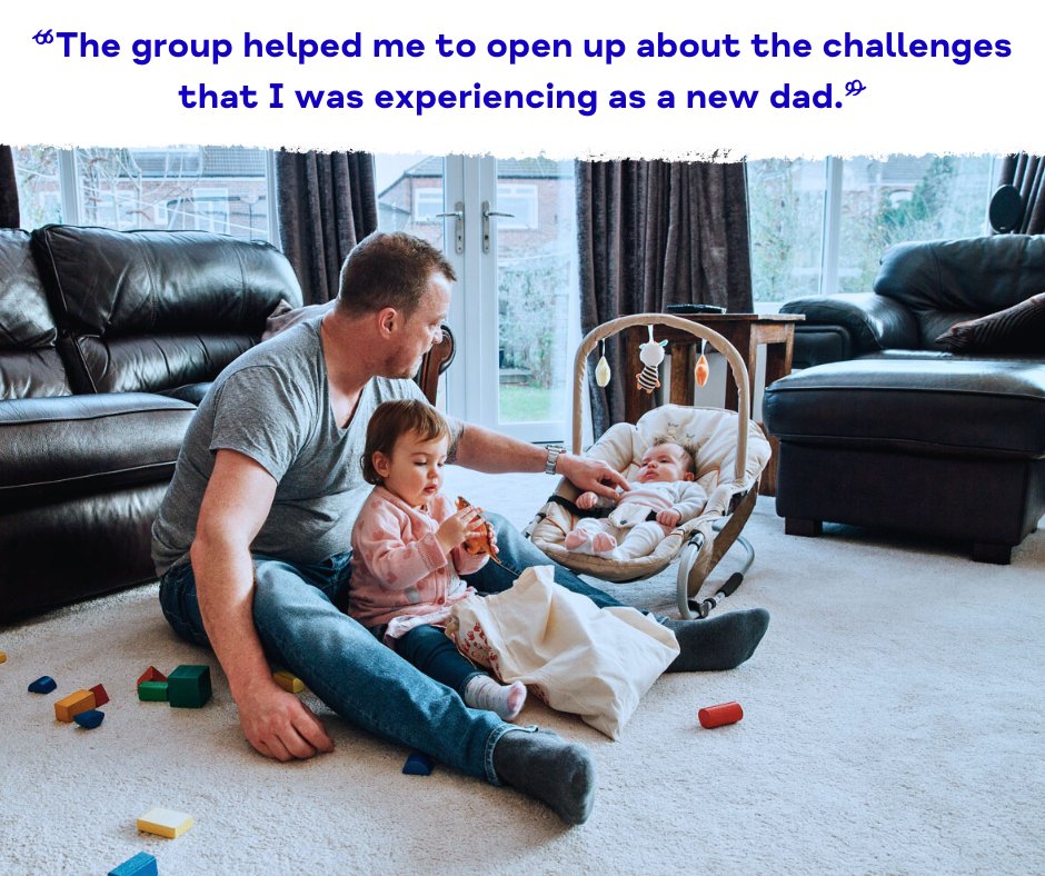 Did you know about our free 4 week Being Dad course for new dads? Join us to meet other local dads and talk about the challenges of fatherhood. Fri mornings, from 26 Apr, at @Quaggycc selmind.org.uk/being-dad/ @lewishamboroughcfc @the_proper_blokes_club_cic @greenwichdad_