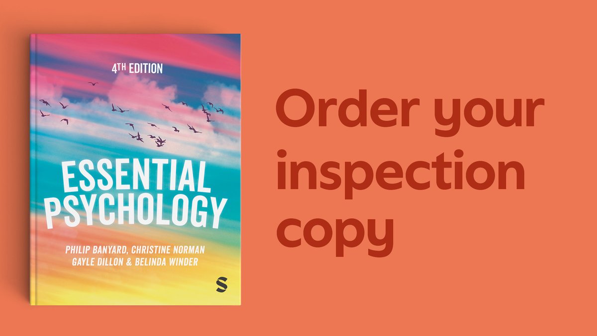 We've got your back. 'Essential Psychology 4e' comes packed with a teaching guide to enrich your classes, save you time and help your students put theory into practice. Get your inspection copy here: ow.ly/IyRU50Ran0h #Psychology #IntroToPsych