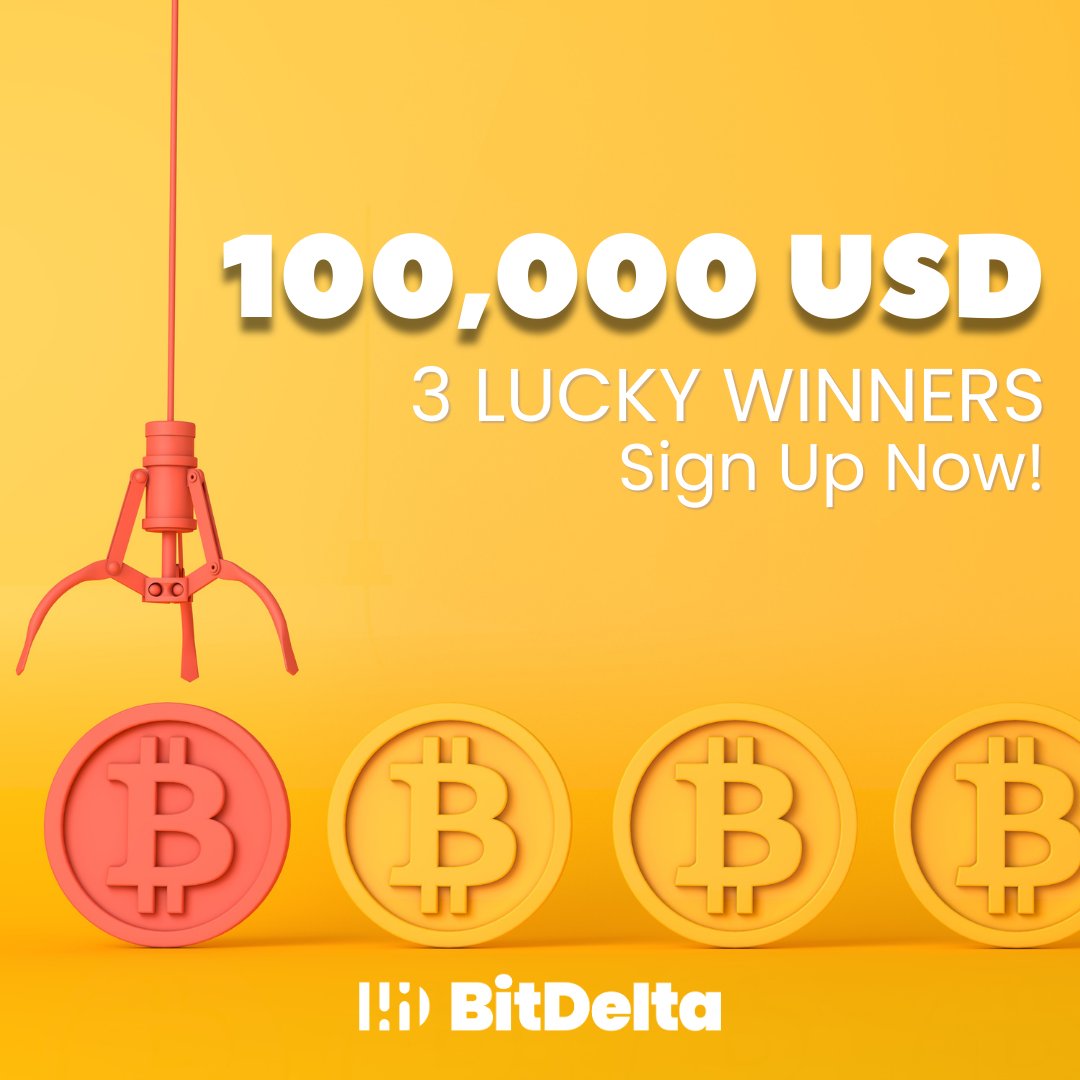 Don't miss out on your shot at winning in 'The Great Bitcoin Halving Giveaway'! 🎁⏳ 

Hurry and sign up NOW before it's too late 🔗 bitdelta.com/en/news/othern…
.
.
#100kwinner #WinBig #ContestTime #AirDrop #Giveaway #Crypto #BTC #ETH #Web3 #Competition #GiveawayAlert #BitcoinHalving