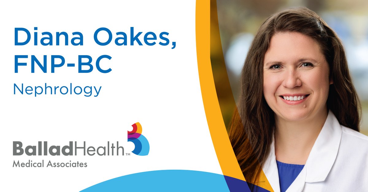 Meet Diana Oakes, family nurse practitioner, with Ballad Health Medical Associates in Abingdon, Virginia. Learn more at ow.ly/7gtH50R6EBe. #balladhealth #nursepractitioner