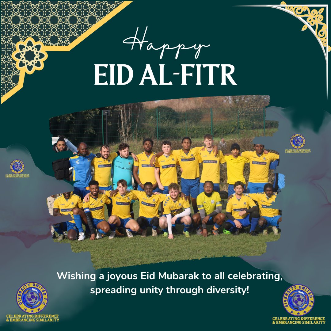Eid Al-Fitr Mubarak to everyone celebrating ! 🟡🔵
 #EidAlFitr2024 #DiversityIsOurStrength #embracingdiversity