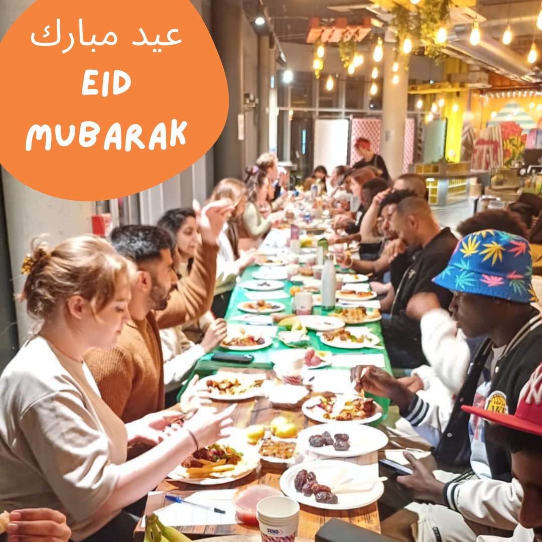 Eid Mubarak to all those who are celebrating! 🌙✨ We’ve been busy throughout Ramadan at Breadwinners, and have shared some wonderful Iftar meals! Coming together as a community has been truly special. Eid Mubarak! 🌙✨