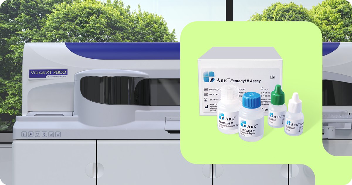 We've added the ARK™ Fentanyl II Assay to our U.S. Vitros® XT 7600 and 5600 as well as our Vitros® 4600 menu of assays as an MPA. Learn more in our press release: businesswire.com/news/home/2024… and at quidelortho.com. #QuidelOrtho #MPA #Vitros #Fentanyl