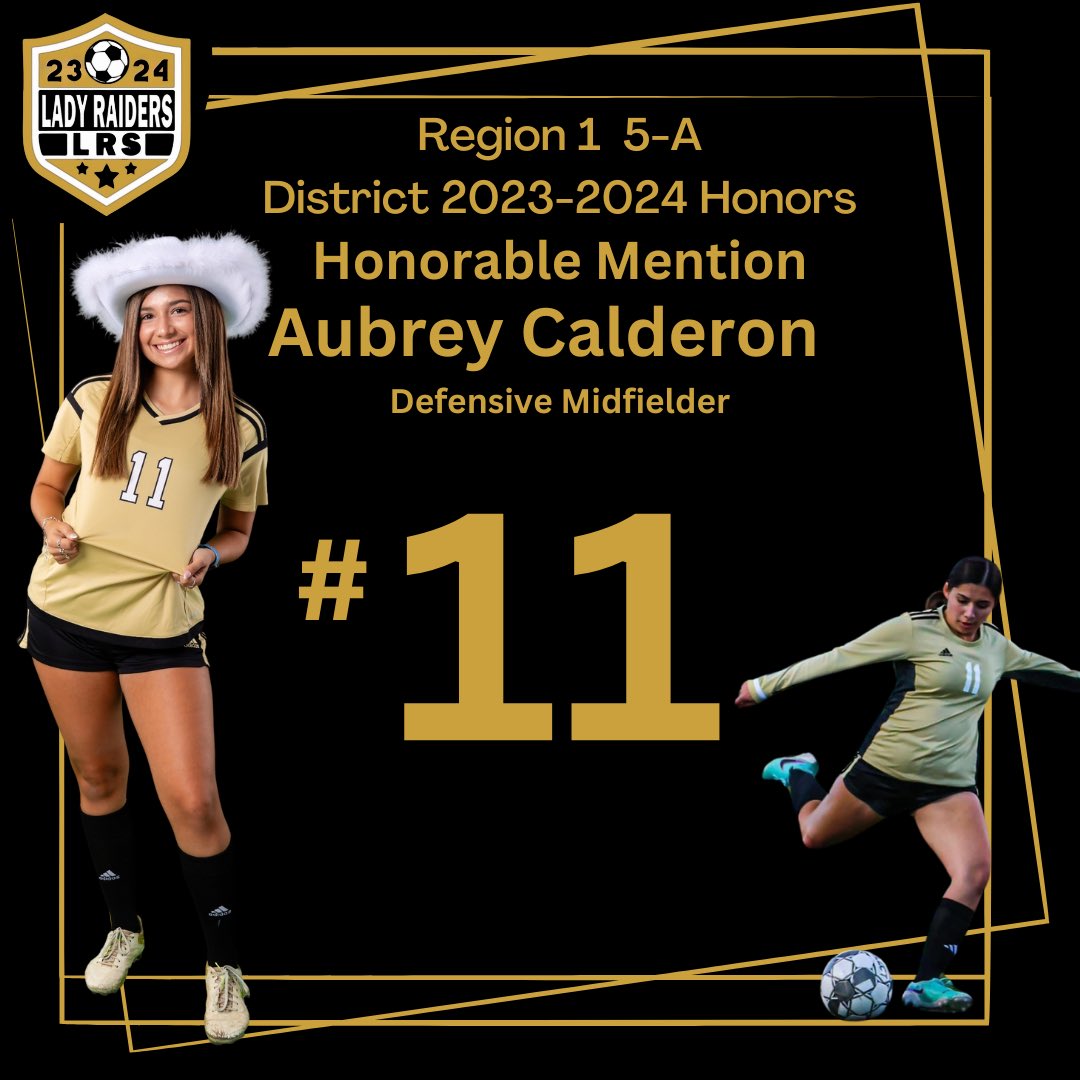 2024 Honorable Mention!  Congratulations, Aubrey Calderon! #ROHO #LOBO