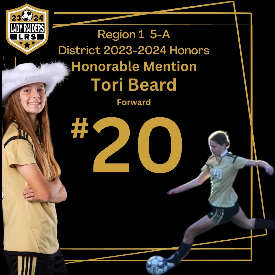 2024 Honorable Mention!  Congratulations, Tori Beard! #ROHO #LOBO