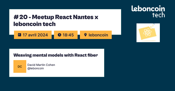 React Nantes tweet media