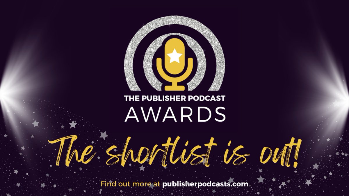 We're delighted to announce the shortlist for 2024's Publisher Podcast Awards! The winners will be revealed in an in-person celebration on Wednesday 12th June 2024 in London, following the Publisher Podcast and Newsletter Summits. publisherpodcasts.com/2024/en/page/s…