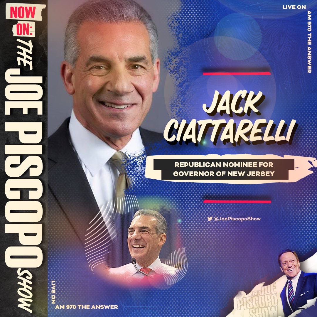 🚨 NOW ⏰ 7:25am EST @Jack4NJ jumps on with @JrzyJoePiscopo to discuss his campaign announcement last night LISTEN🎙️LIVE: am970theanswer.com/listenlive