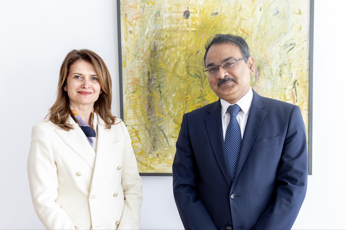 Giedre Balcytyte (@giedrebalcytyte) on Twitter photo Great pleasure to meet India‘s AMB <a href="/uttamdev/">Devesh Uttam</a> and discuss LT and IN collaboration in ICT, life sciences, education, culture, and cyber security. Cooperation among democracies in the face of current global and geopolitical challenges is key in securing rules based world order. Great pleasure to meet India‘s AMB <a href="/uttamdev/">Devesh Uttam</a> and discuss LT and IN collaboration in ICT, life sciences, education, culture, and cyber security. Cooperation among democracies in the face of current global and geopolitical challenges is key in securing rules based world order.