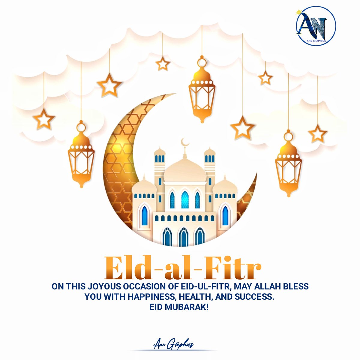 Eid Mubarak to all our Muslim brothers and sisters, on this joyous occasion of Eld-el-fitr, may Allah bless you with happiness, health and success.

EID MUBARAK!

#Eidmubarak
#Eidelfitri
#Muslimfamily
#Muslimfriends
#Muslimclients
#Felicitation
#PrincessAnn
#AnnGraphics