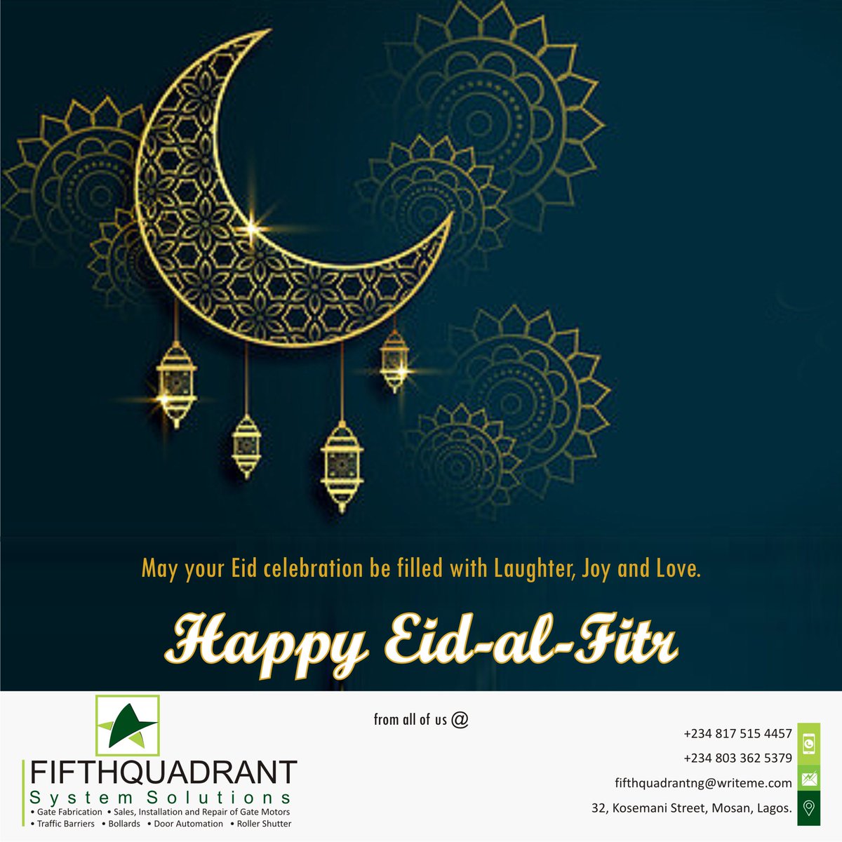 FifthquadrantS's tweet photo. Happy Eid-al-fitr https://t.co/HvQrCeTLs1