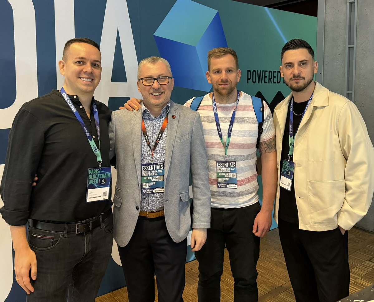 @Lussaio is one of the hottest gaming projects on a horizon. It has been a great pleasure to meet with the team at #ParisBlockchainWeek. Something big is coming 👀