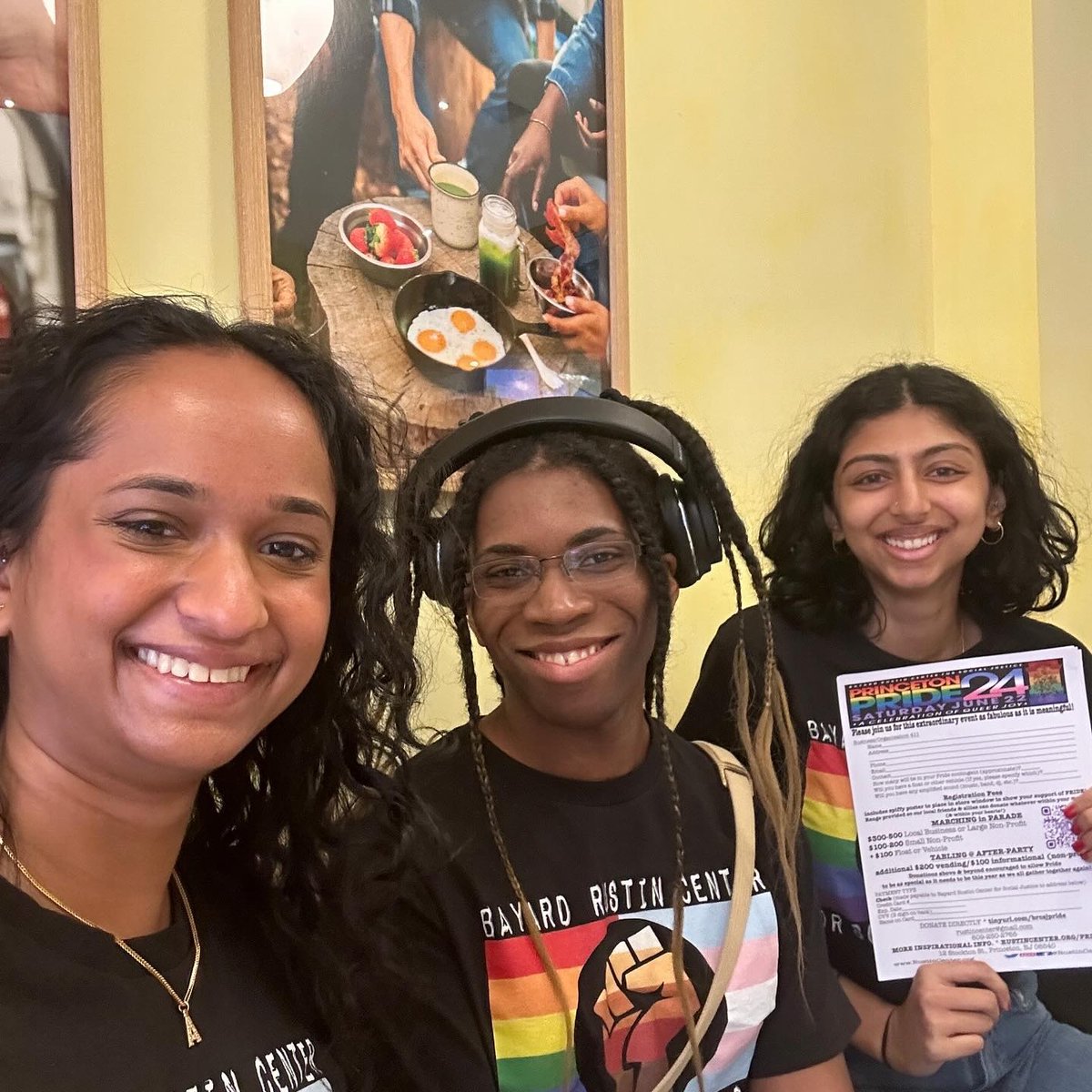 Thanx @BRCSJQueerYouth hittin' the streets & gettin' the word out about PRINCETON PRIDE PARADE & AFTER-PARTY * A CELEBRATION OF QUEER JOY Please support them & all the powerful programs & extraordinary events @RustinCenter PRIDE SAVES LIVES! Register aquí~ rustincenter.org/pride