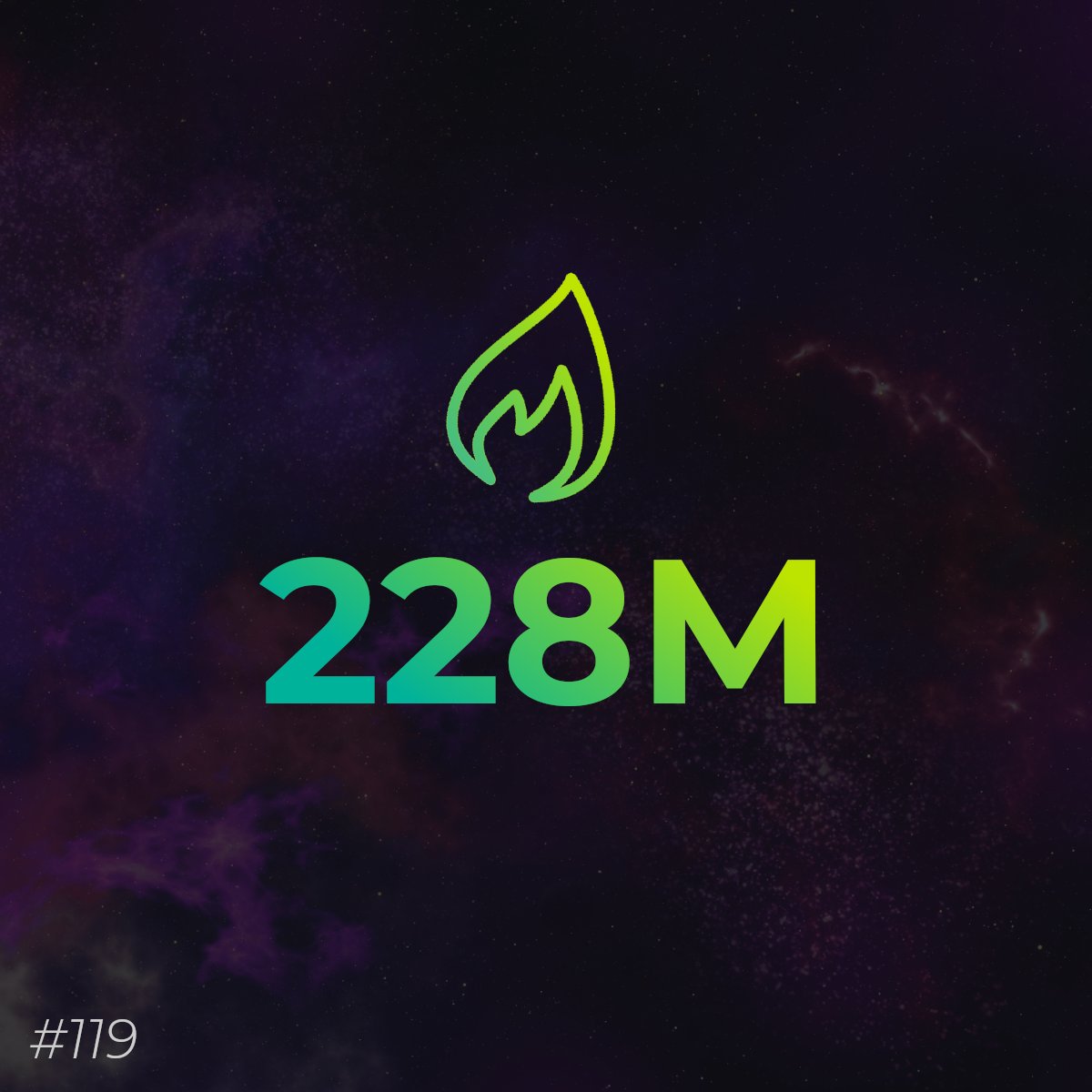 🔥 Burn forever, earn forever.

228M $CDP gone.
322M $CDP left.

#CarpeDiem #Pension