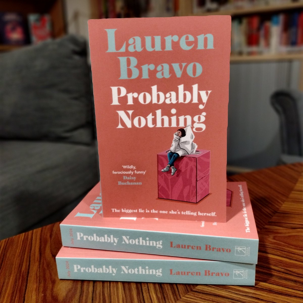 How fabulous are the LIMITED EDITION VIP proofs for @laurenbravo's new novel, #ProbablyNothing! Catch Lauren at the @MancLibraries #LoveStoriesEtc festival in July! librarylive.co.uk/event/love-sto…