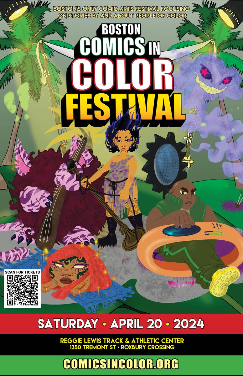 10 days until #BCICF2024! Check out our amazing specials guests, exhibitors and schedule for the day on comicsincolor.org #blerds #comics #cosplay #panels