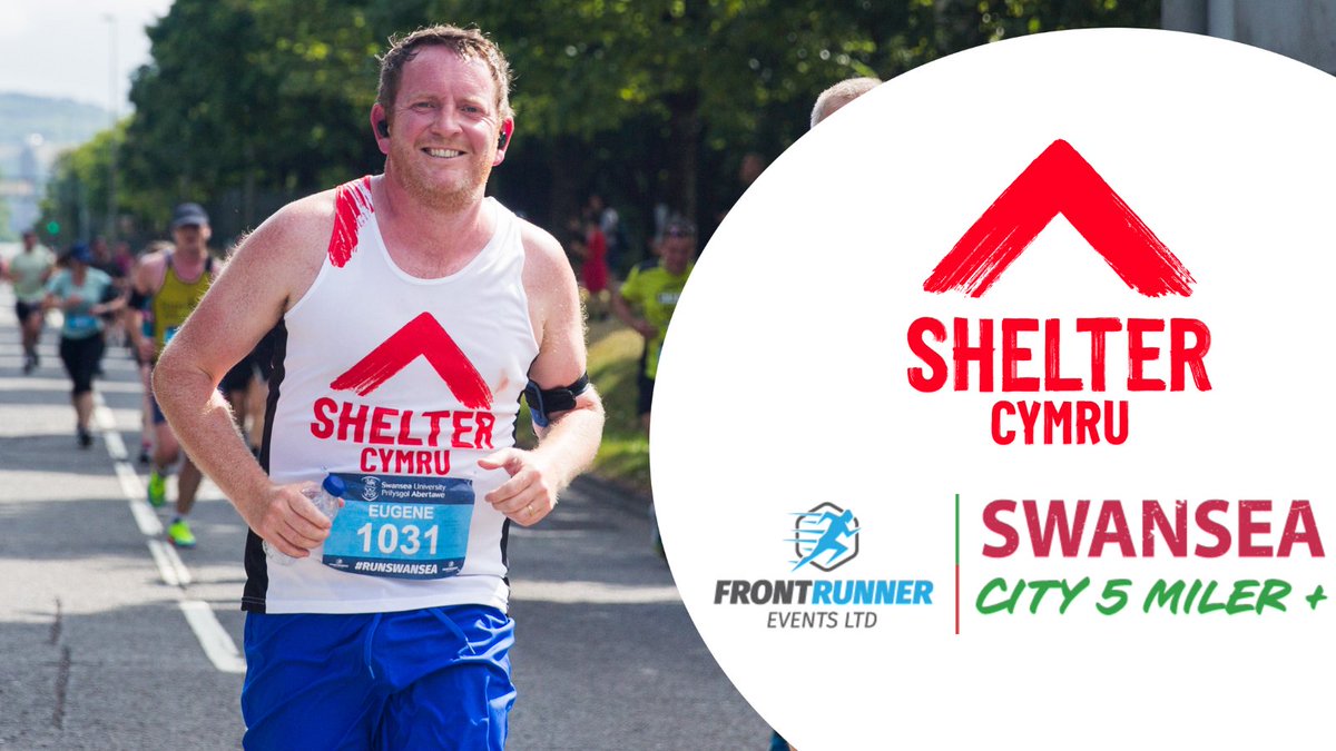 Exciting news! You can now run the Swansea City 5 Miler+ for #TeamShelterCymru thanks to @FrontRunEvents. It will take place on Sunday 9 June, the same day as the @Swansea_HM, and is an ideal event for runners who prefer shorter distances. Find out more: bit.ly/3IjtPqB