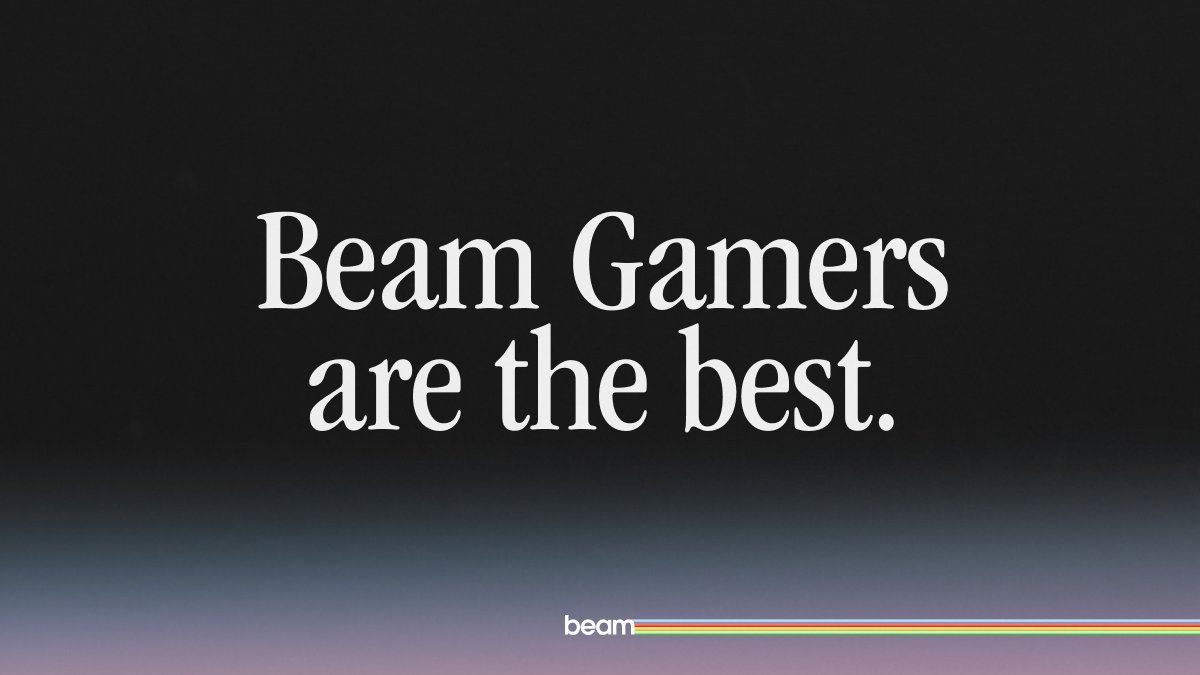 The @BeamGamers are the best gamers out there. We said it. They're ready to dive into any game out there, and crush the leaderboards. Which game should they try next? 🏆