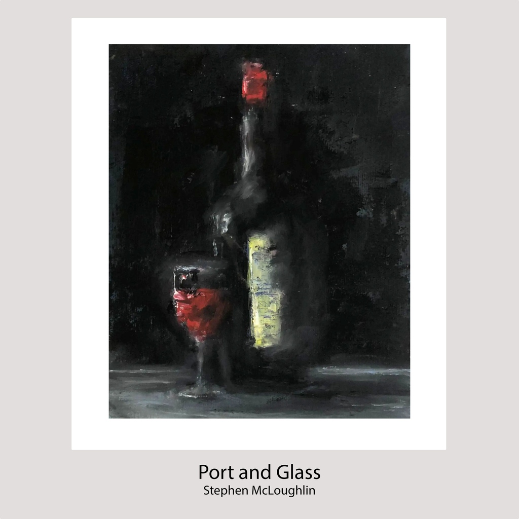 Title : Port and Glass
.⁠
Artist : Stephen McLoughlin

To buy or for further Info and to view the Artists online Irish Artmart gallery please visit : irishartmart.ie/artist/stephen…
.⁠
 #IrishGallery #ContemporaryIrishArt #ArtInIreland⁠
#IrishArtisticCommunity⁠ ⁠