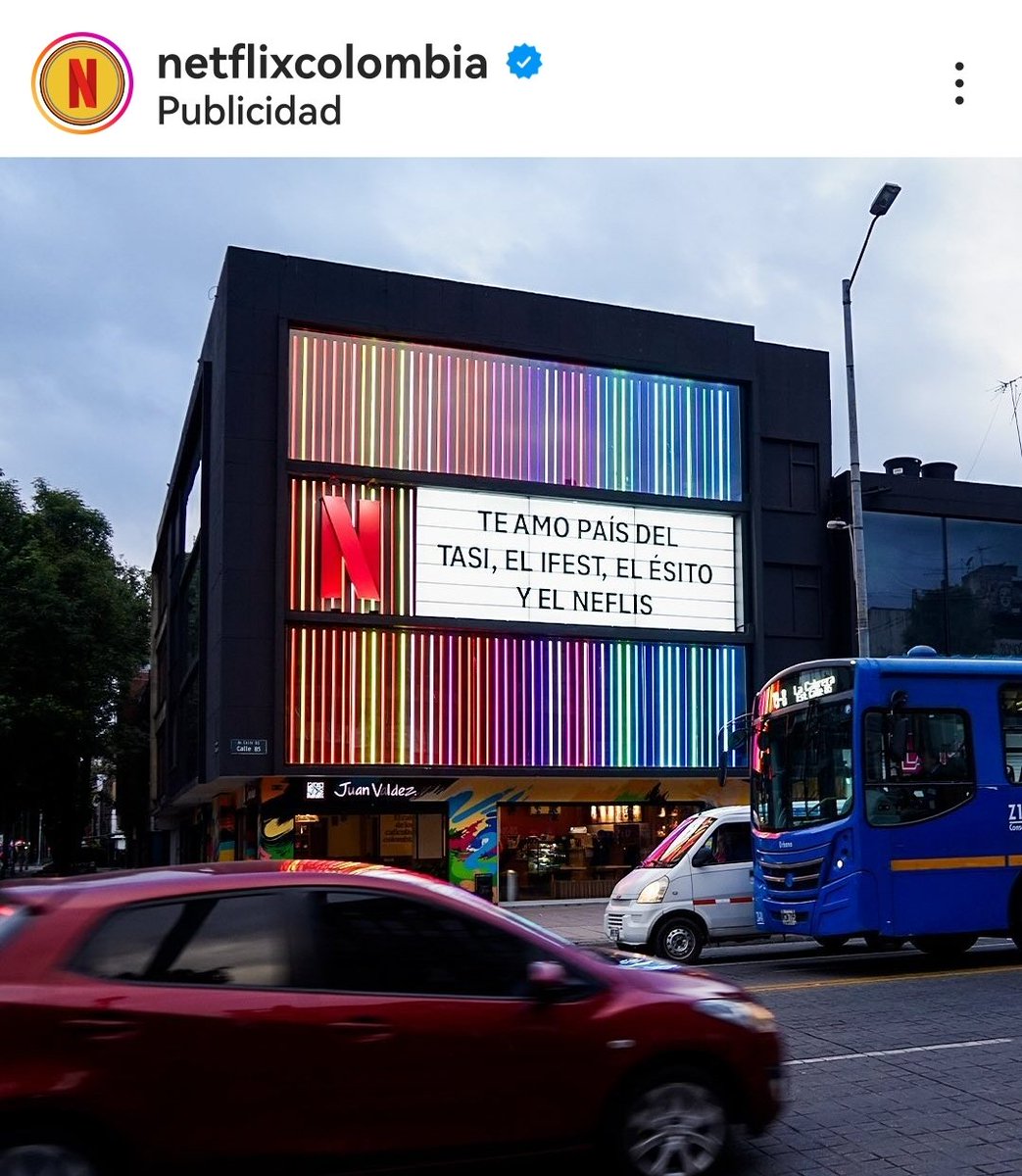 Muchos buenos esfuerzos hechos por terceros que pueden ser usados en #placebranding 🇨🇴 
Excelente trabajo #NetflixColombia 👏🏻 @NetflixLAT