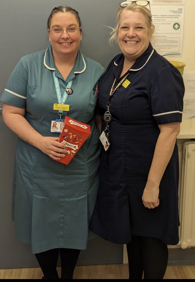 One of our lovely patients thanked Healthcare Assistant Laura today for all the wonderful care and compassion she showed during their appointment. <a href="/WHHPeople/">WHHPeople</a>