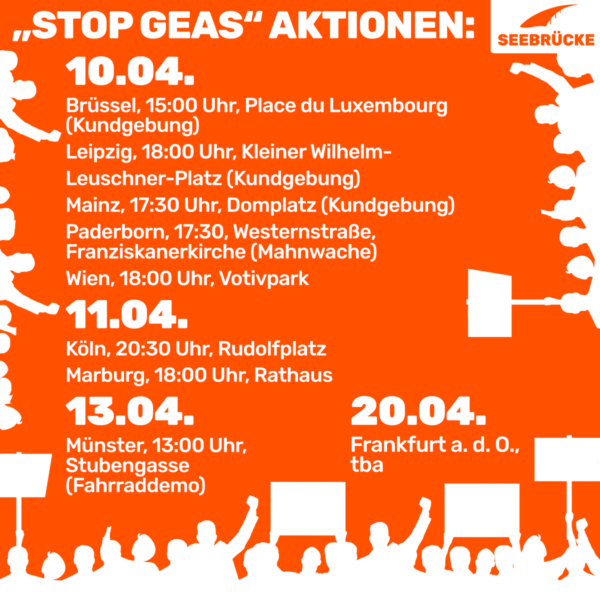 Wir protestieren, wenn Menschenrechte abgebaut werden! Heute findet die finale Abstimmung der Verschärfungen des Gemeinsamen europäischen Asylsystems (kurz #GEAS) im Europaparlament statt. #StopGEAS