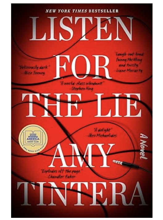 #bookaday Listen for the Lie @amytintera Enjoyed this thriller abt Lucy, accused of killing her best friend 5 yrs ago. Lucy wasn’t arrested due to lack of evidence.Ben a podcaster interviews friends/family hoping to find who did kill her.