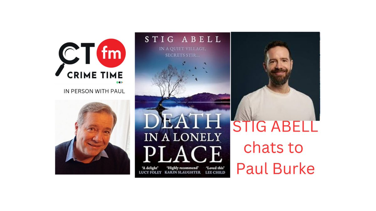 Coming today Stig Abell talks to Paul about Death in a Lonely Place on Crime Time FM - Buzzsprout preview bit.ly/43Pf09D