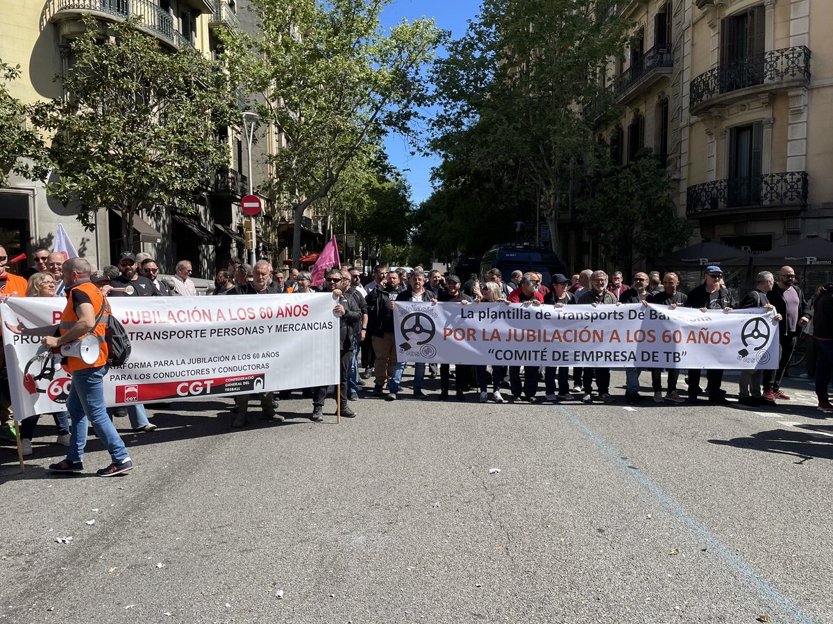 Desde ACAT nos sumamos a la reivindicación de la jubilación a los 60 años para el sector del transporte.