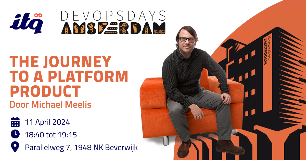 Tomorrow it's time for the April meetup of the #DevOps Amsterdam Community! @ITQ is hosting the meetup at Podiumcafe Toos at 6:00 PM. @michaelmeelis will give the session 'The Journey to a Platform Product' during this evening. More info or attend? - meetup.com/devopsamsterda…