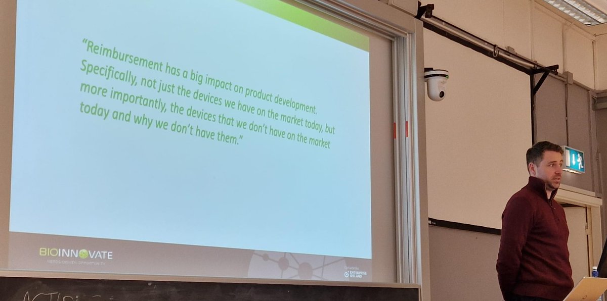 Today's @BioInnovate_Ire workshop is focused on business model and reimbursement. A great opportunity for the teams to apply #DesignThinking in the development of their solution directions. @uniofgalway #NeedsLedInnovation