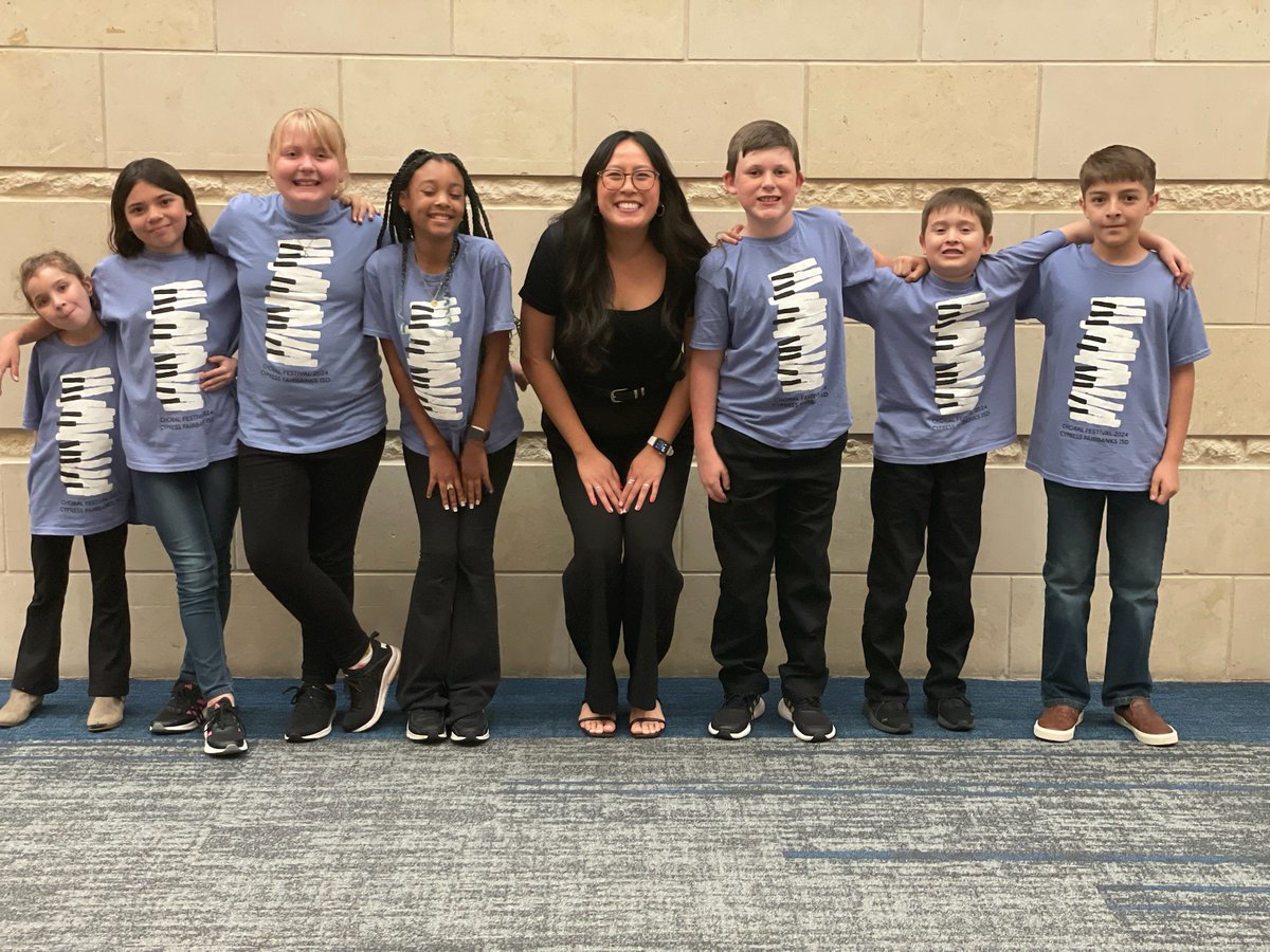 Congratulations to our 5th Grade Choral Festival participants and Ms. Luu, our music teacher! We're so proud of you and your hard work preparing for the Choral Festival. #WeareAdam