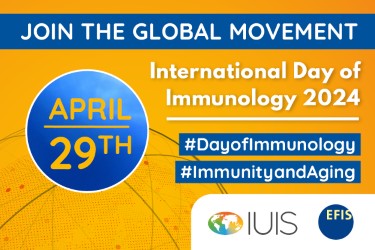 We can't wait for CARINA member Dr Michelle Linterman @LintermanLab to present at this year's #DayofImmunology event on 29 April!👏

This webinar is hosted by @EFIS_Immunology & @iuis_online & the theme is #ImmunityAndAging 

Register here 🔗bit.ly/3TTS99o