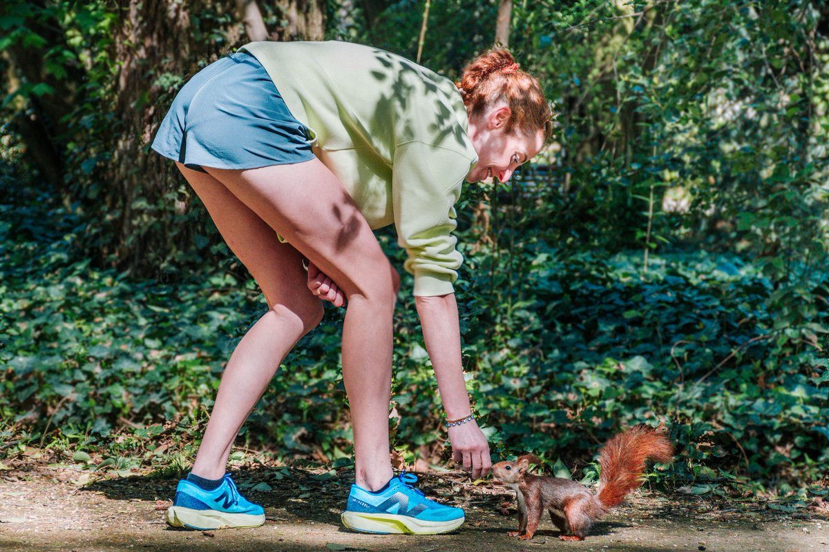 RC Short + FuelCell Rebel v4 = 🔥🔥🔥 Los nuevos imprescindibles de @Lorena_martinm. ¡No hay nada mejor que esta combinación! 🏃🏻‍♀️🐿️👟💫 #WeGotNow #RCShort #NBRunning #TeamNB