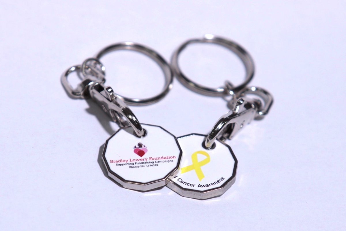 Childhood cancer awareness Trolly coins! Just £1.50 each and all money raised goes to childhood cancer research You can get yours via this link: bradleyloweryfoundation.com/product/childh…