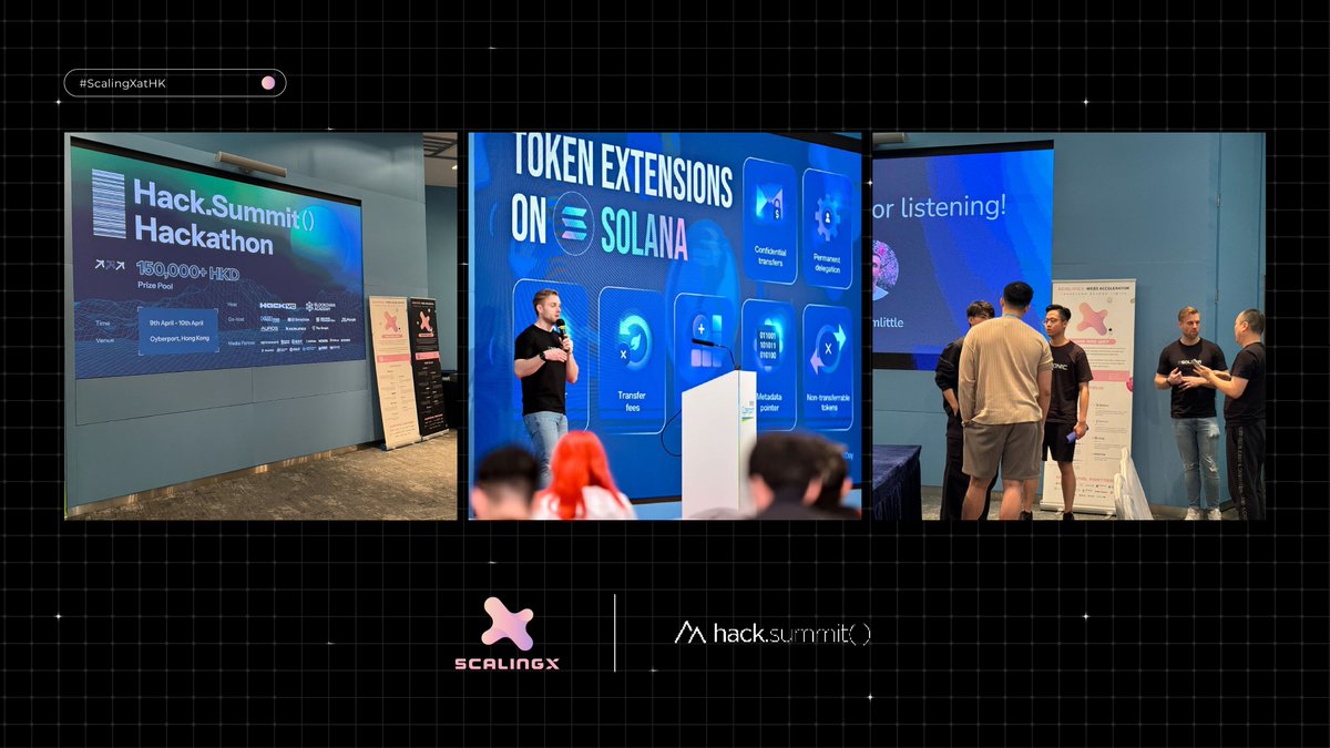 #ScalingXatHK Wrapping up an Xceptional week in HK at #HackSummit Hackathon🔥 The unwavering commitment of the #Web3 community to redefine the industry's future is truly remarkable! Excited for more innovative & flourishing projects ahead. Let's keep #BUIDLing 😎