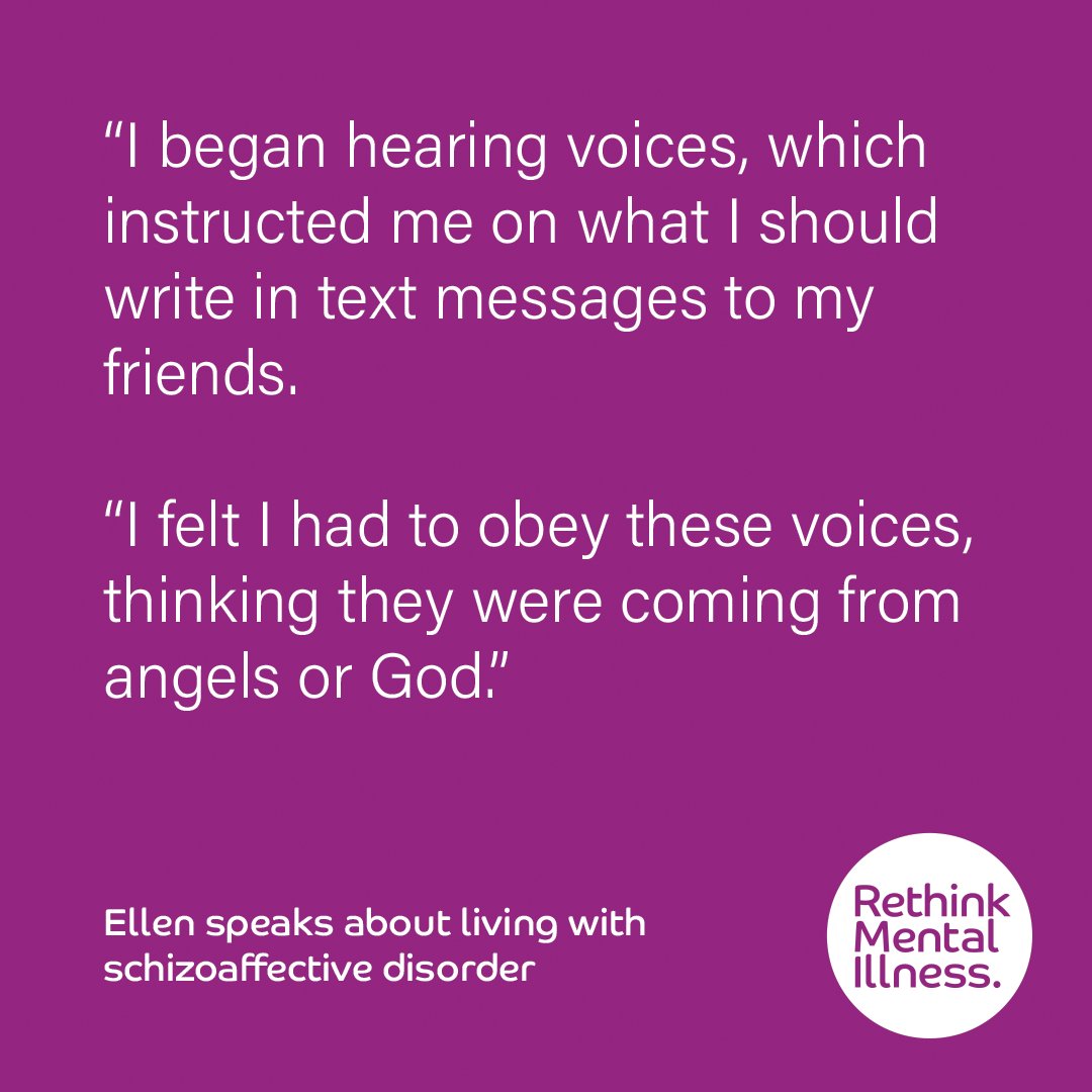 💬 Ellen spoke to us about a difficult journey with #schizoaffective disorder. Despite numerous hospital admissions, Ellen has now managed to find joy in her relationships, acting hobby and career as a beauty therapist 👉 bit.ly/3PVY0c0