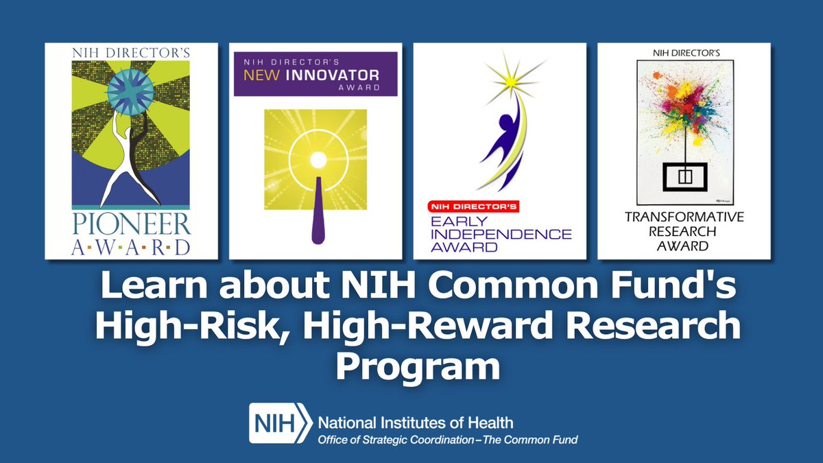 #ICYMI: the #NIHHighRisk Research Program released funding opportunities which support exceptionally creative scientists at all career stages. Learn more about which of these funding opportunities might be right for you: commonfund.nih.gov/highrisk