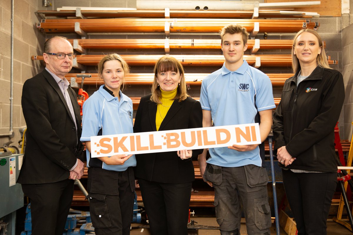 The SkillBuild NI 2024 regional competition will take place on Tues 21 May 2024, at @swccollege Technology & Skills Centre, Enniskillen. SkillBuild is delivered by @CITB_UK , supported by @citbni, @Economy_NI & local construction companies. #SkillBuild2024 #skills #training