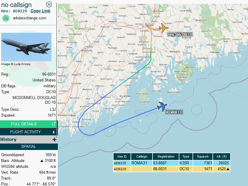 SirListenalot's tweet photo. #KC10 #ROMA32 from Bangor to Mildenhall intends to take over the #F15's #TREND81 overhead Halifax https://t.co/n5YqEOxr4m